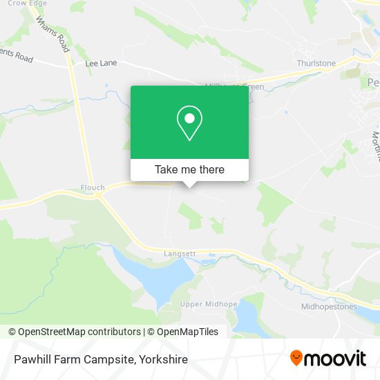 Pawhill Farm Campsite map