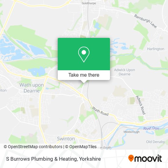 S Burrows Plumbing & Heating map