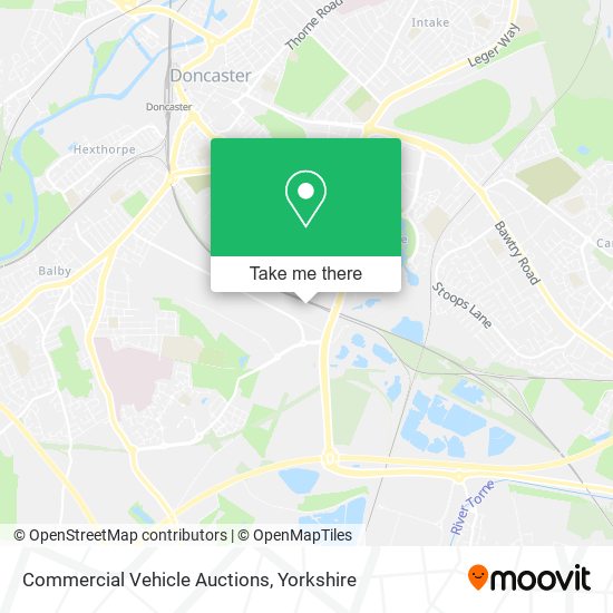 Commercial Vehicle Auctions map