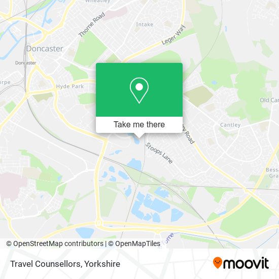 Travel Counsellors map