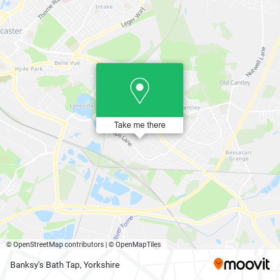 Banksy's Bath Tap map