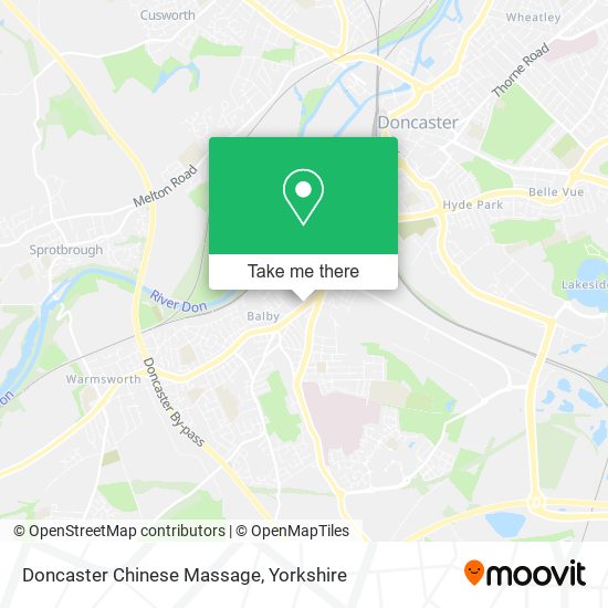 Doncaster Chinese Massage map