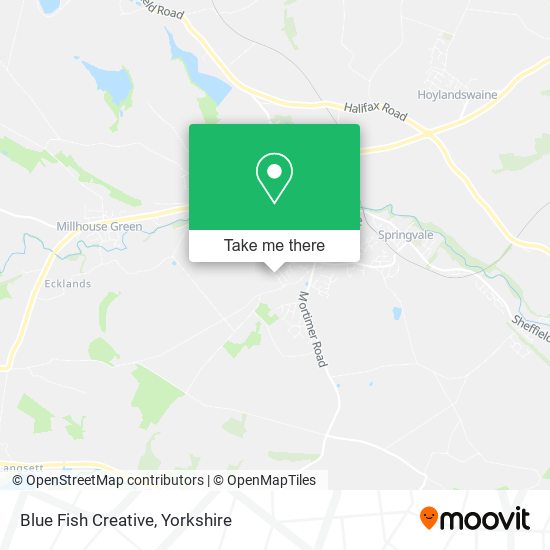 Blue Fish Creative map
