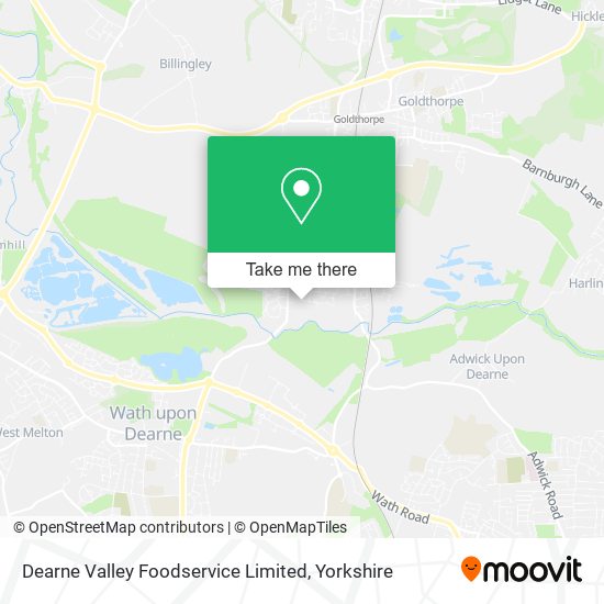 Dearne Valley Foodservice Limited map