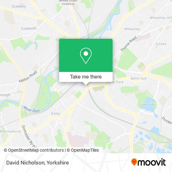 David Nicholson map
