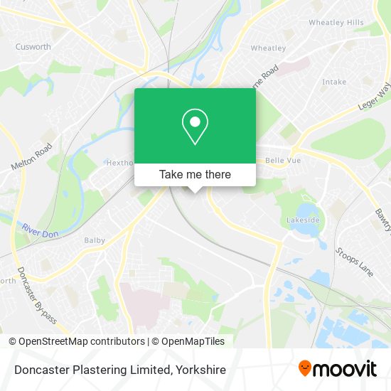 Doncaster Plastering Limited map