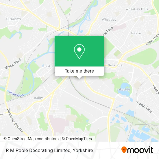 R M Poole Decorating Limited map