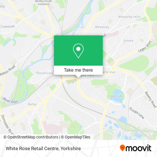 White Rose Retail Centre map