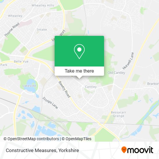 Constructive Measures map