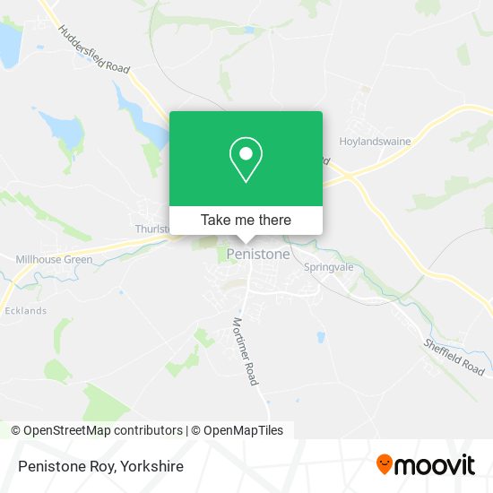 Penistone Roy map