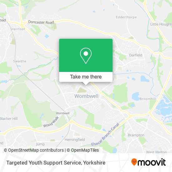 Targeted Youth Support Service map