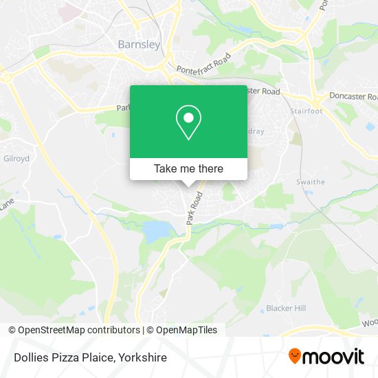 Dollies Pizza Plaice map