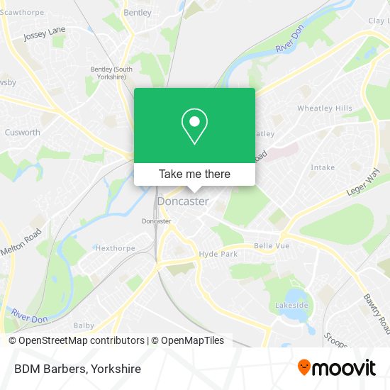 BDM Barbers map