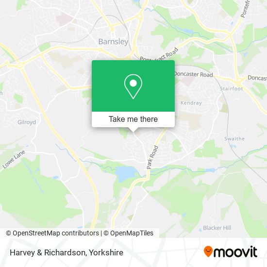 Harvey & Richardson map