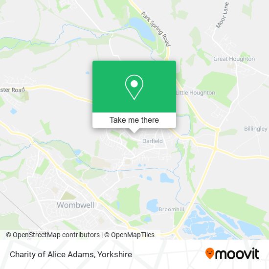 Charity of Alice Adams map