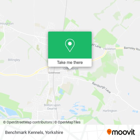 Benchmark Kennels map