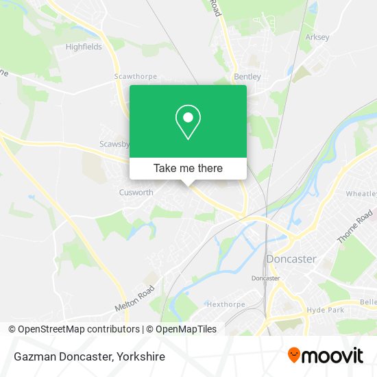 Gazman Doncaster map