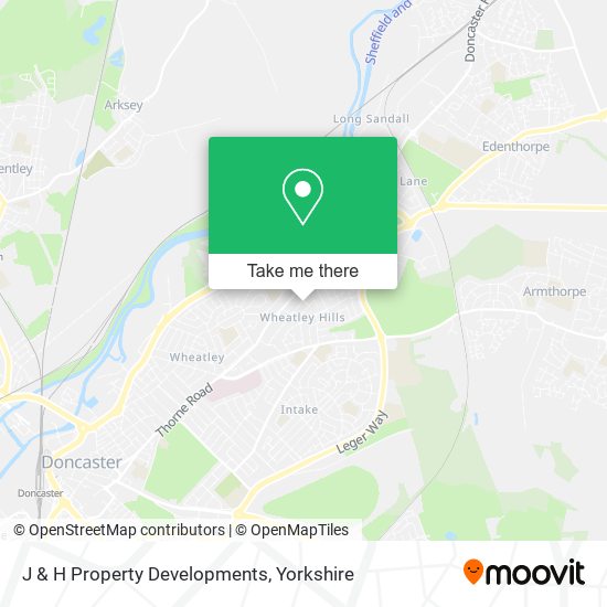 J & H Property Developments map