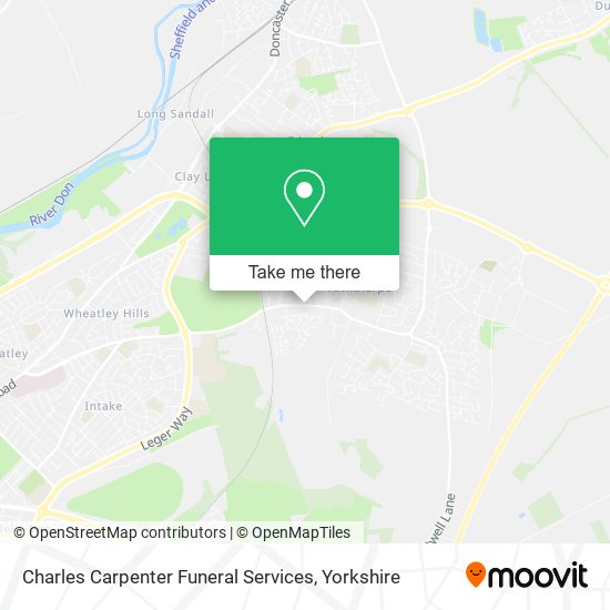 Charles Carpenter Funeral Services map