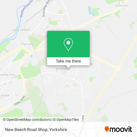 New Beech Road Shop map