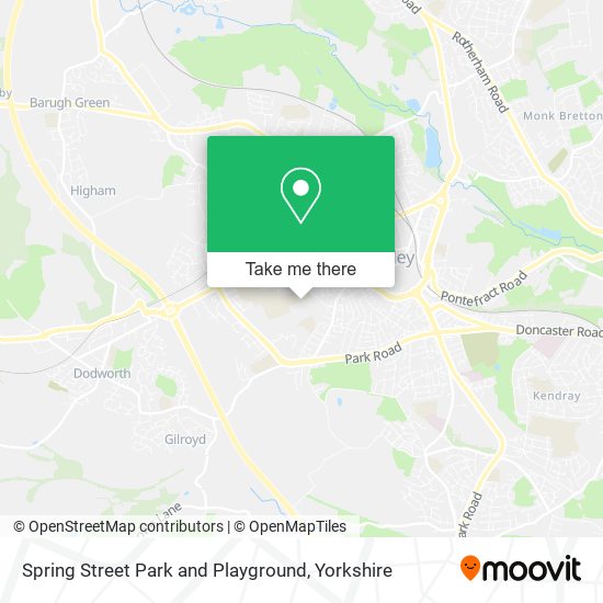 Spring Street Park and Playground map