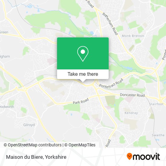 Maison du Biere map