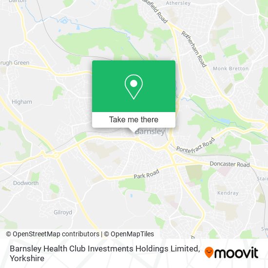 Barnsley Health Club Investments Holdings Limited map