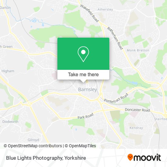 Blue Lights Photography map