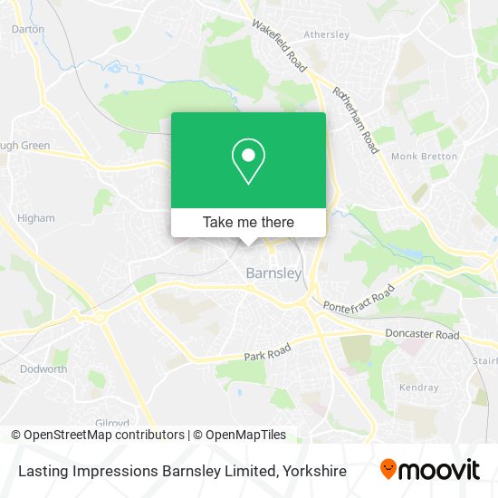 Lasting Impressions Barnsley Limited map