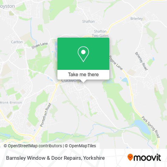 Barnsley Window & Door Repairs map