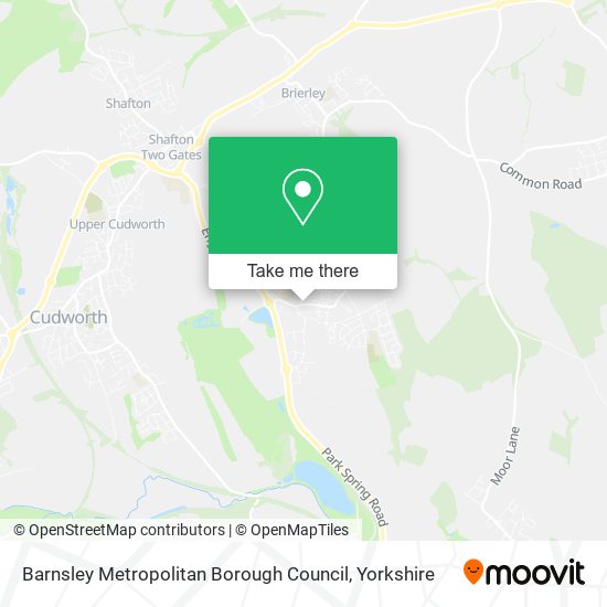Barnsley Metropolitan Borough Council map
