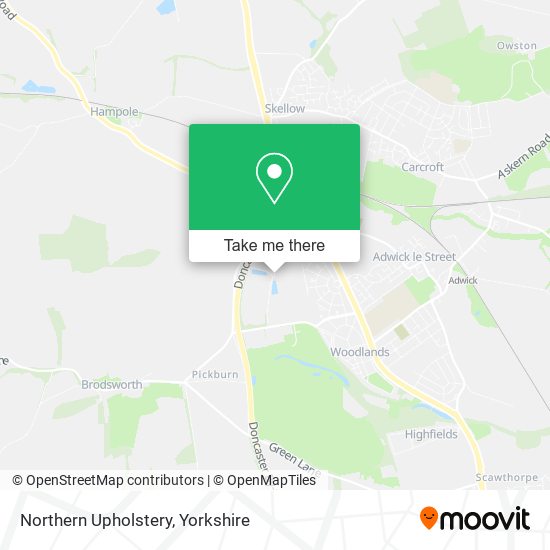 Northern Upholstery map