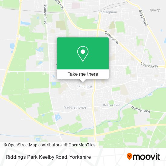 Riddings Park Keelby Road map