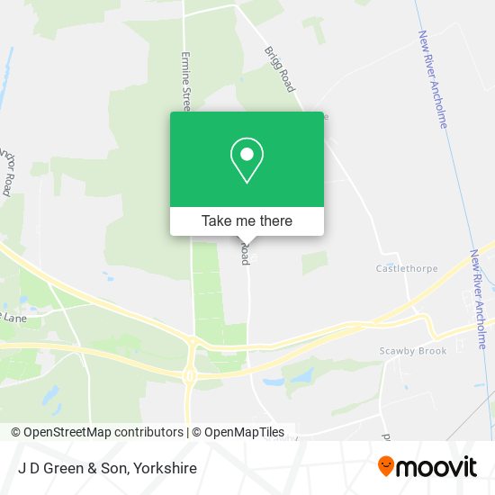 J D Green & Son map