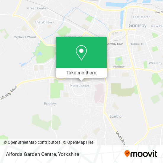 Alfords Garden Centre map