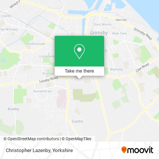 Christopher Lazenby map