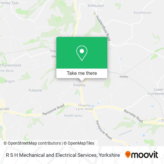 R S H Mechanical and Electrical Services map