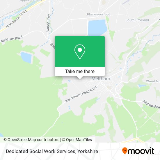 Dedicated Social Work Services map