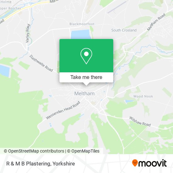 R & M B Plastering map