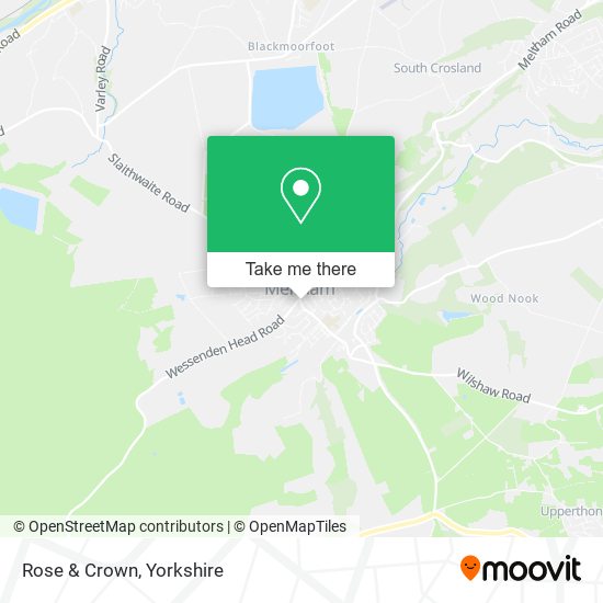 Rose & Crown map
