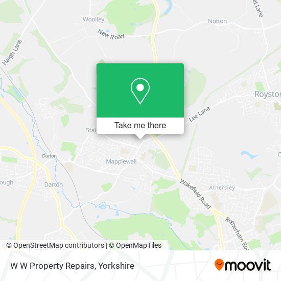 W W Property Repairs map