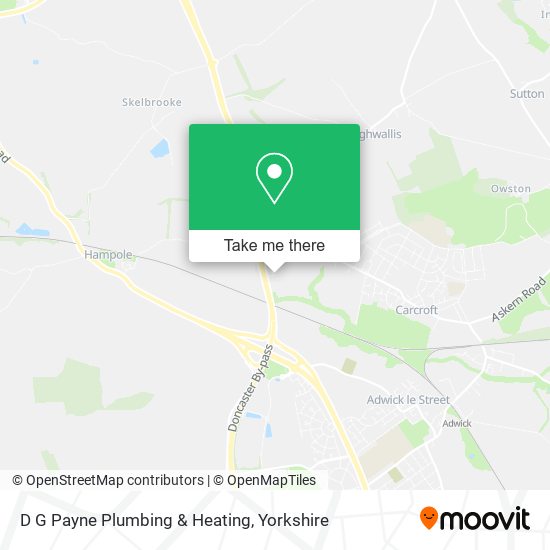 D G Payne Plumbing & Heating map