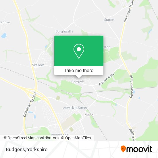 Budgens map