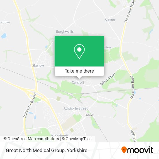 Great North Medical Group map
