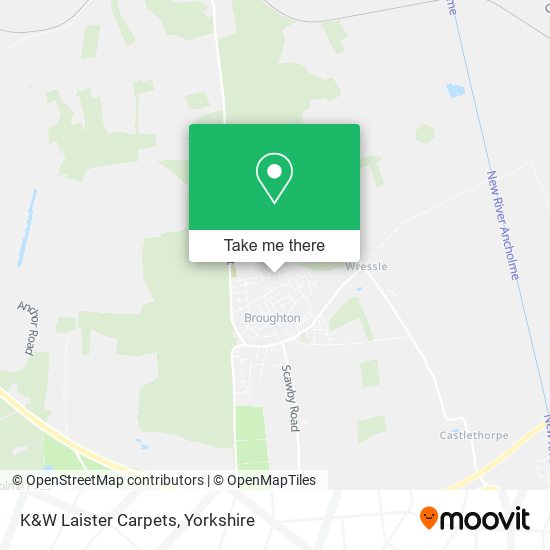 K&W Laister Carpets map