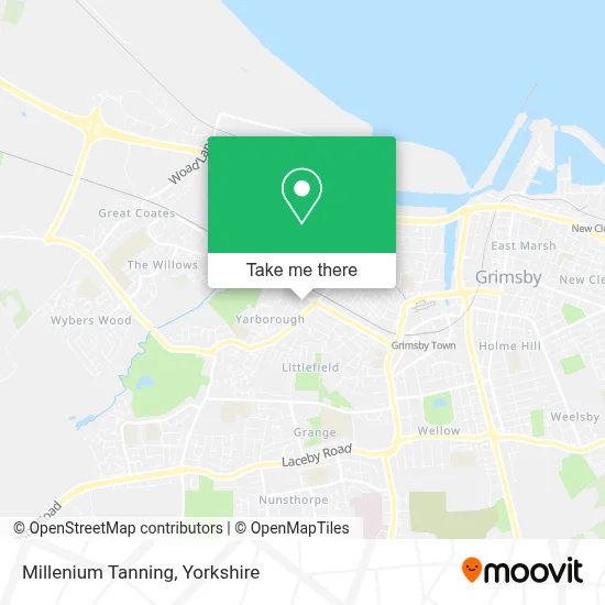 Millenium Tanning map