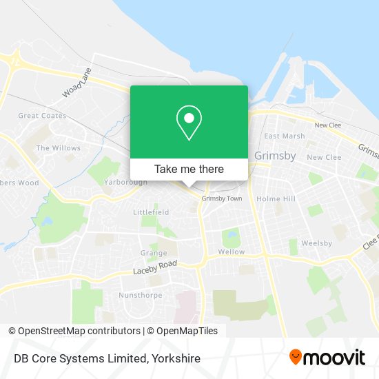 DB Core Systems Limited map