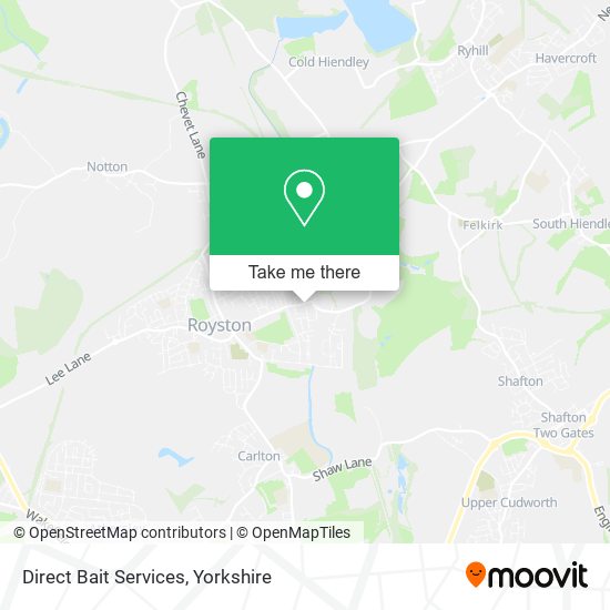 Direct Bait Services map
