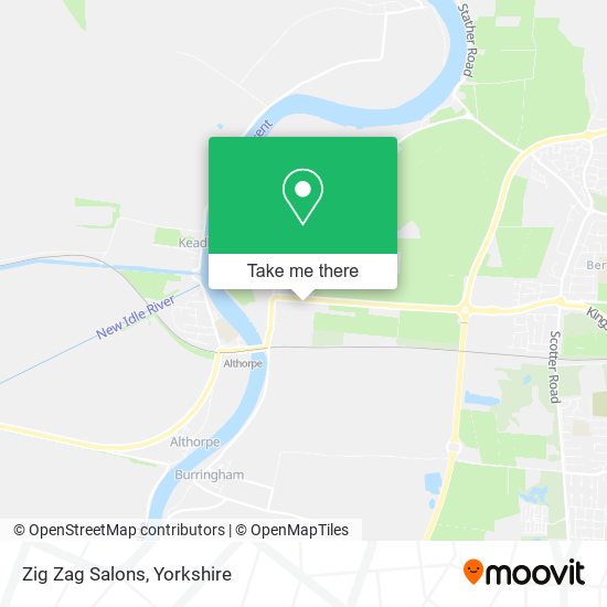 Zig Zag Salons map