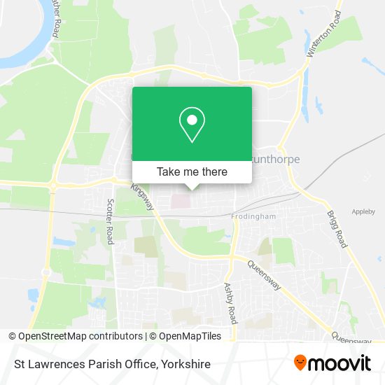 St Lawrences Parish Office map